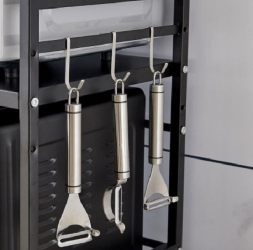 Adjustable Width & Height Microwave Shelf
