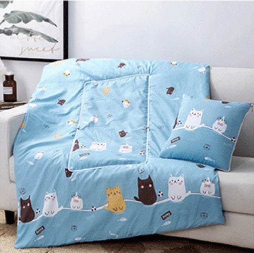 2in1 Cushion Pillow with Blanket