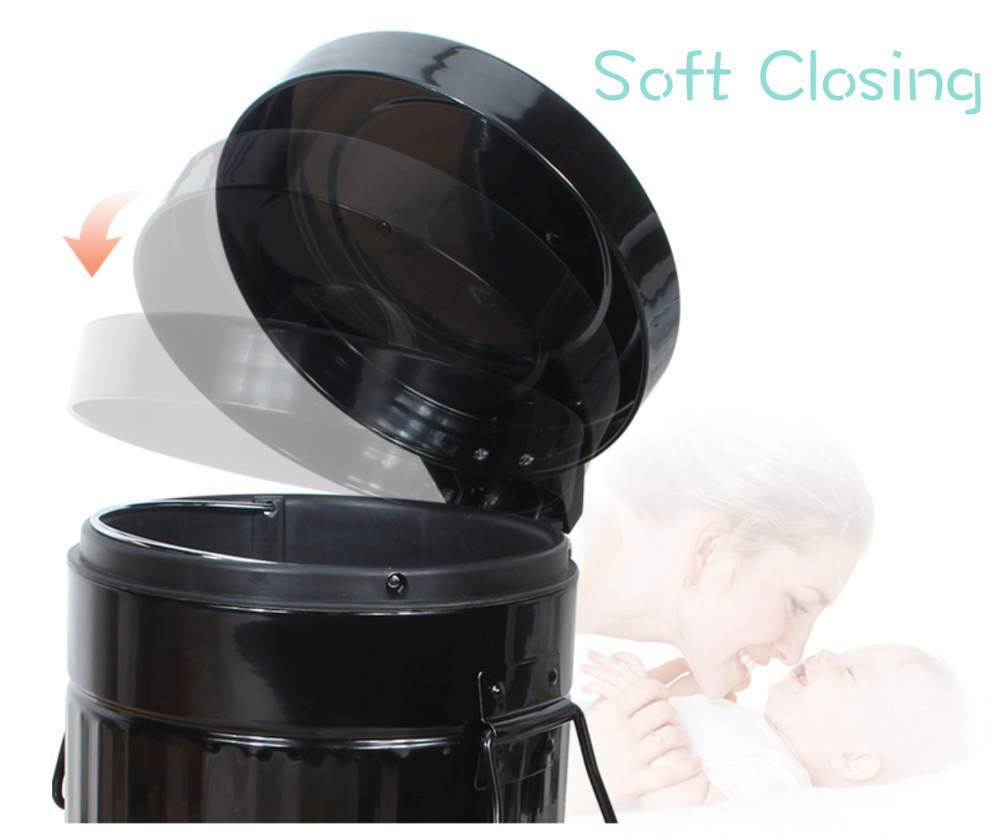 12L Soft Closing Pedal Bin
