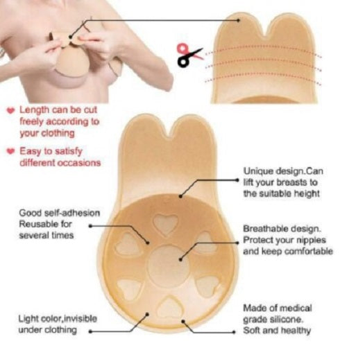 Silicone Push Up Invisible Bra