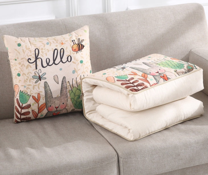 2in1 Cushion Pillow with Blanket