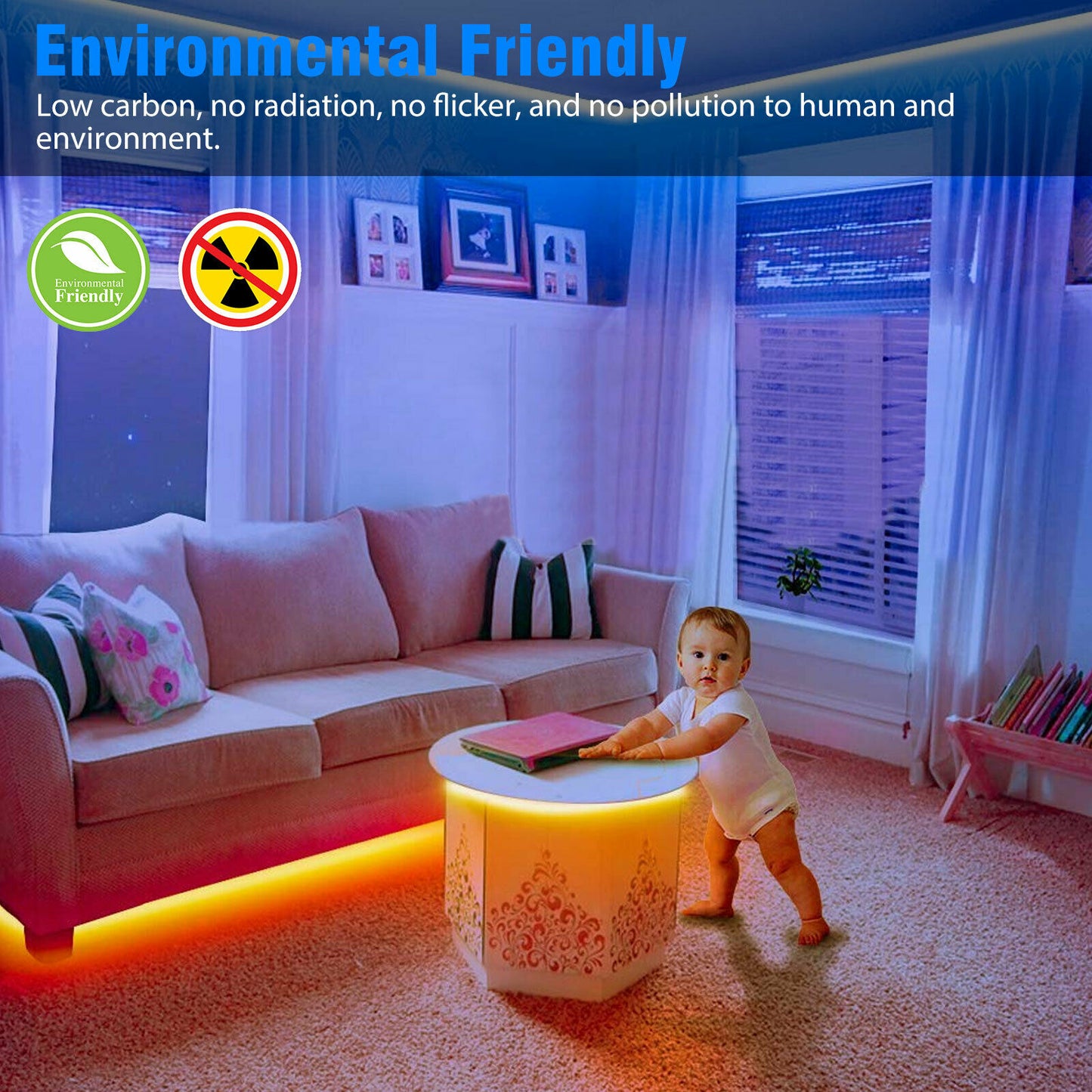 5M LED Strip Light with Remote Controller
