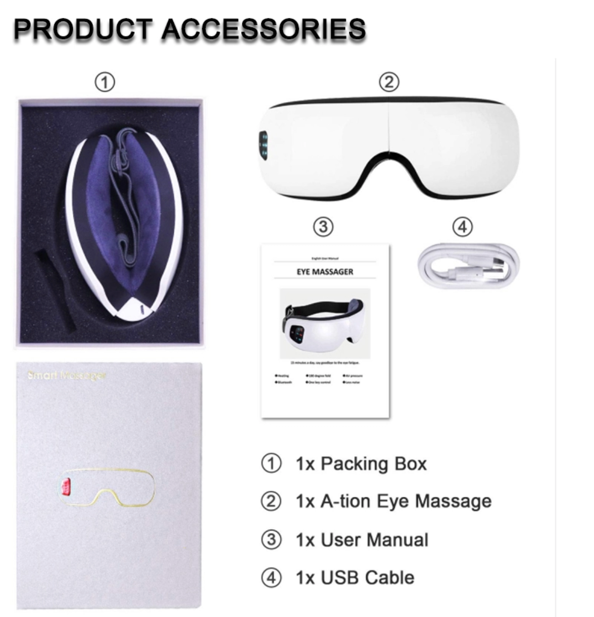 Intelligent Bluetooth Eye Care Massager