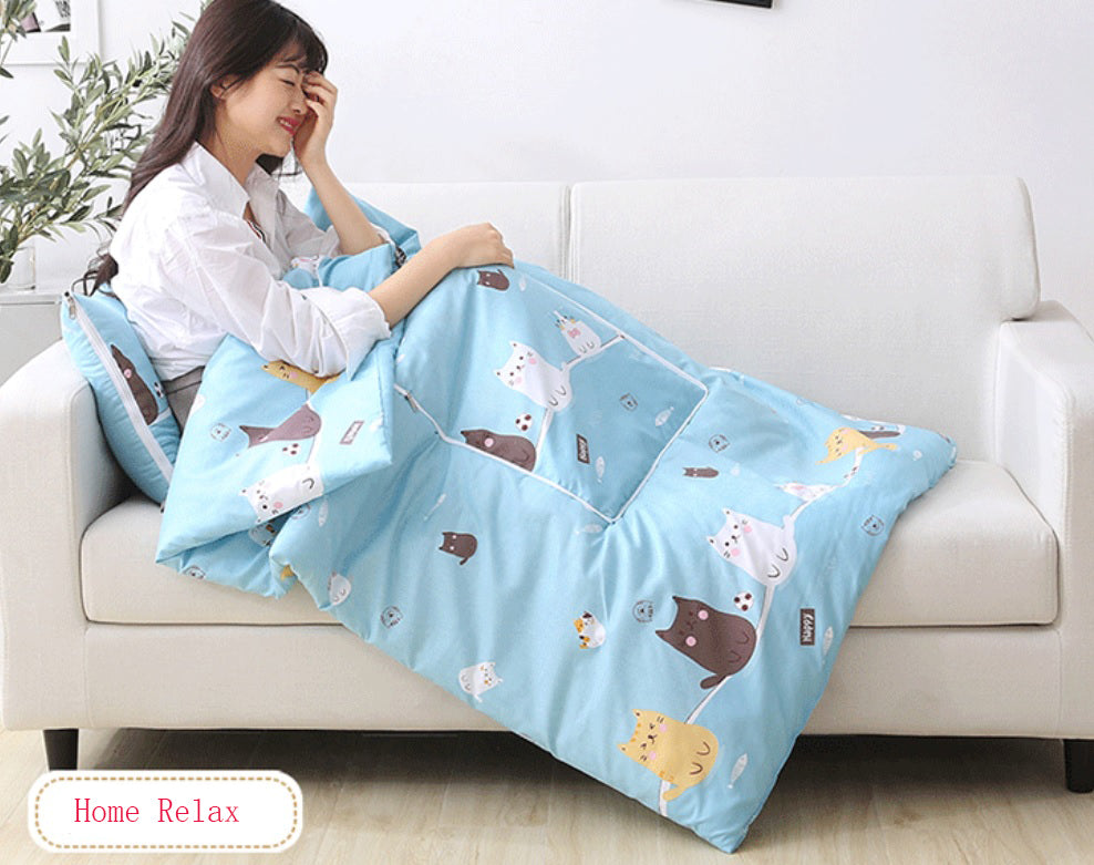 2in1 Cushion Pillow with Blanket