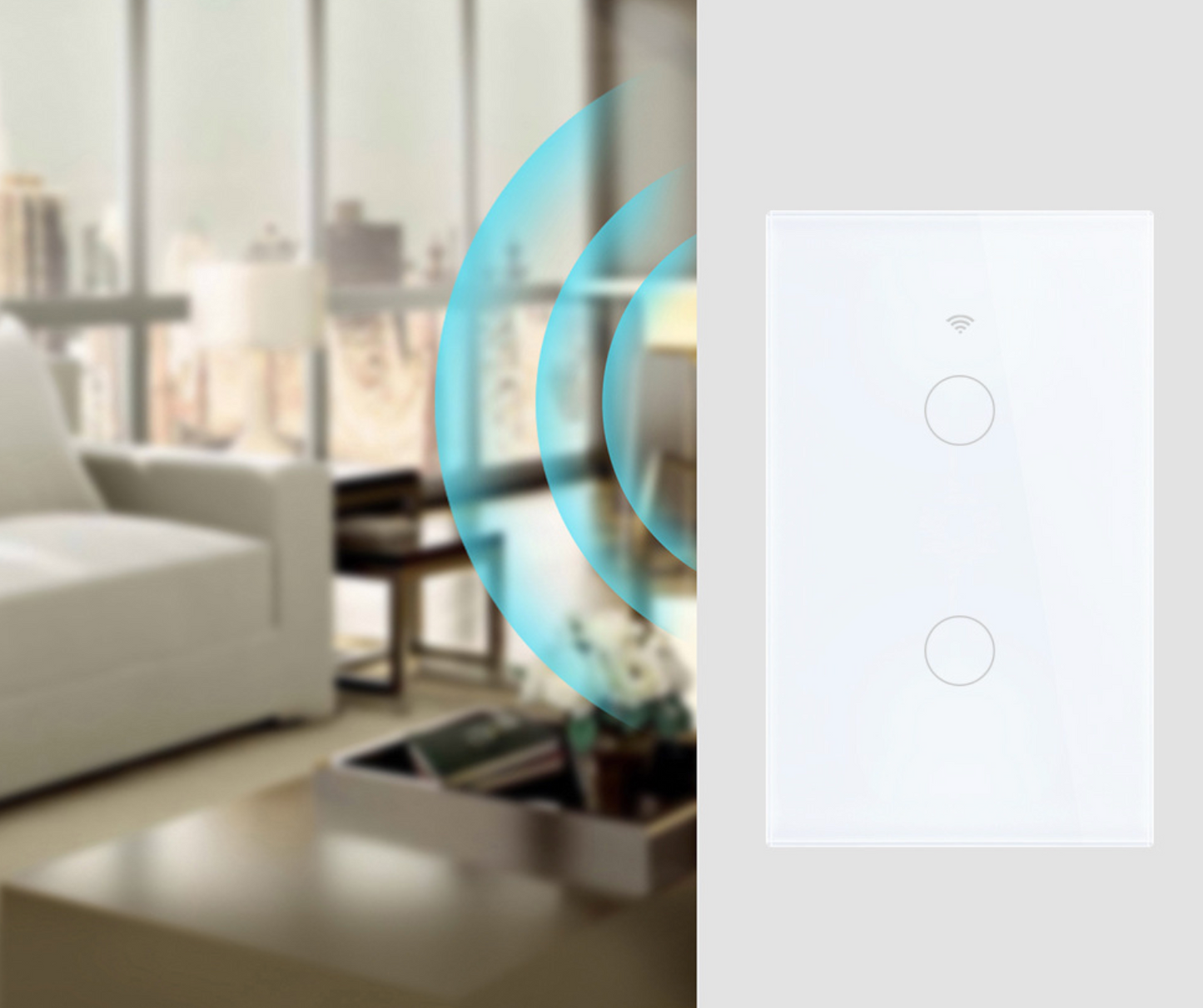 Smart WIFI Switch for Lights LED Touch Panel