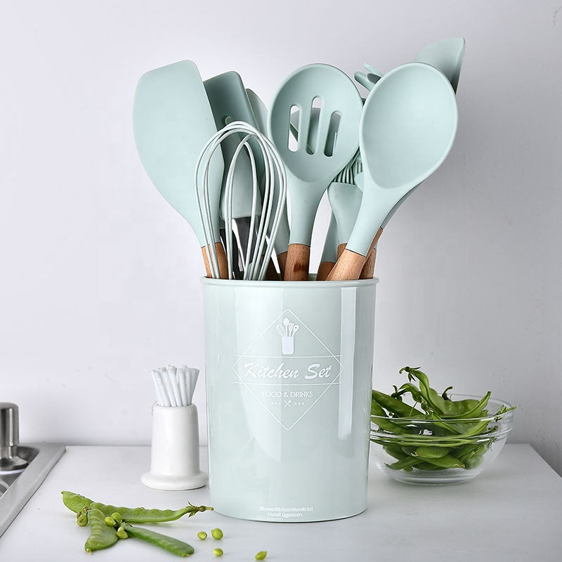 12pcs Silicone Utensils Set