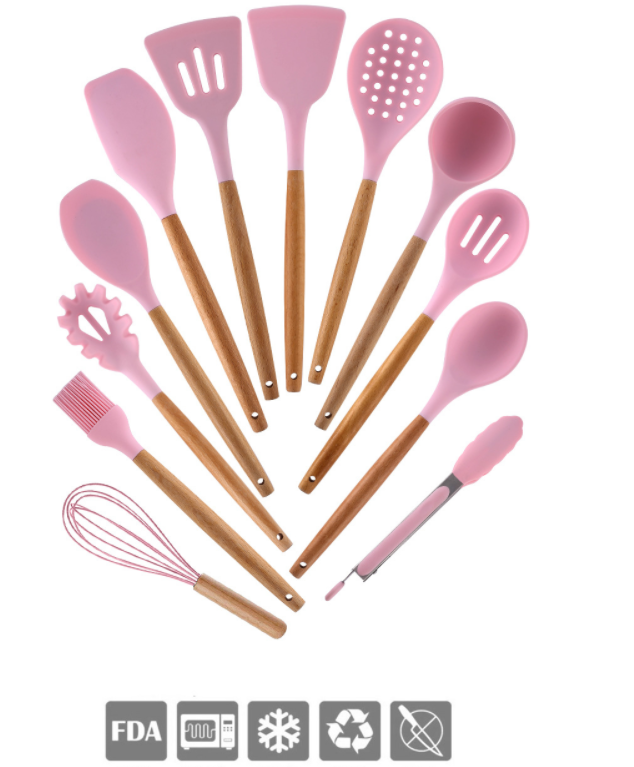 12pcs Silicone Utensils Set
