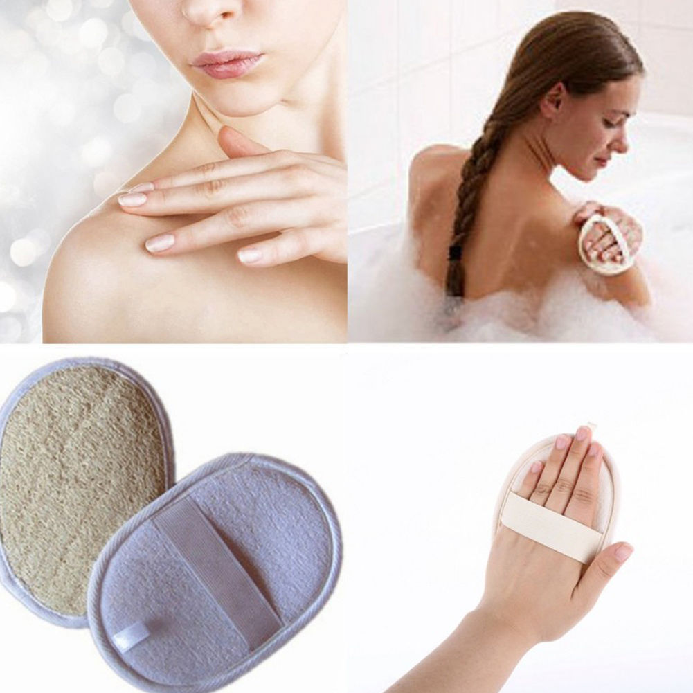 Exfoliating Loofah Natural Bath Sponge Pad