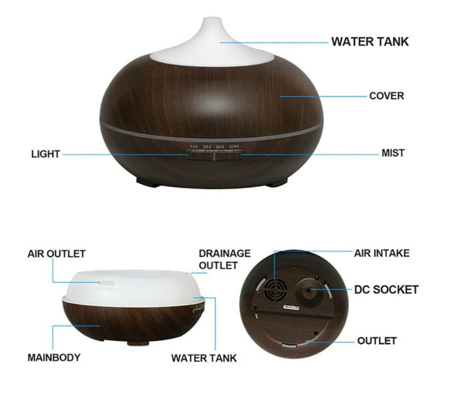 Aroma Diffuser Humidifier