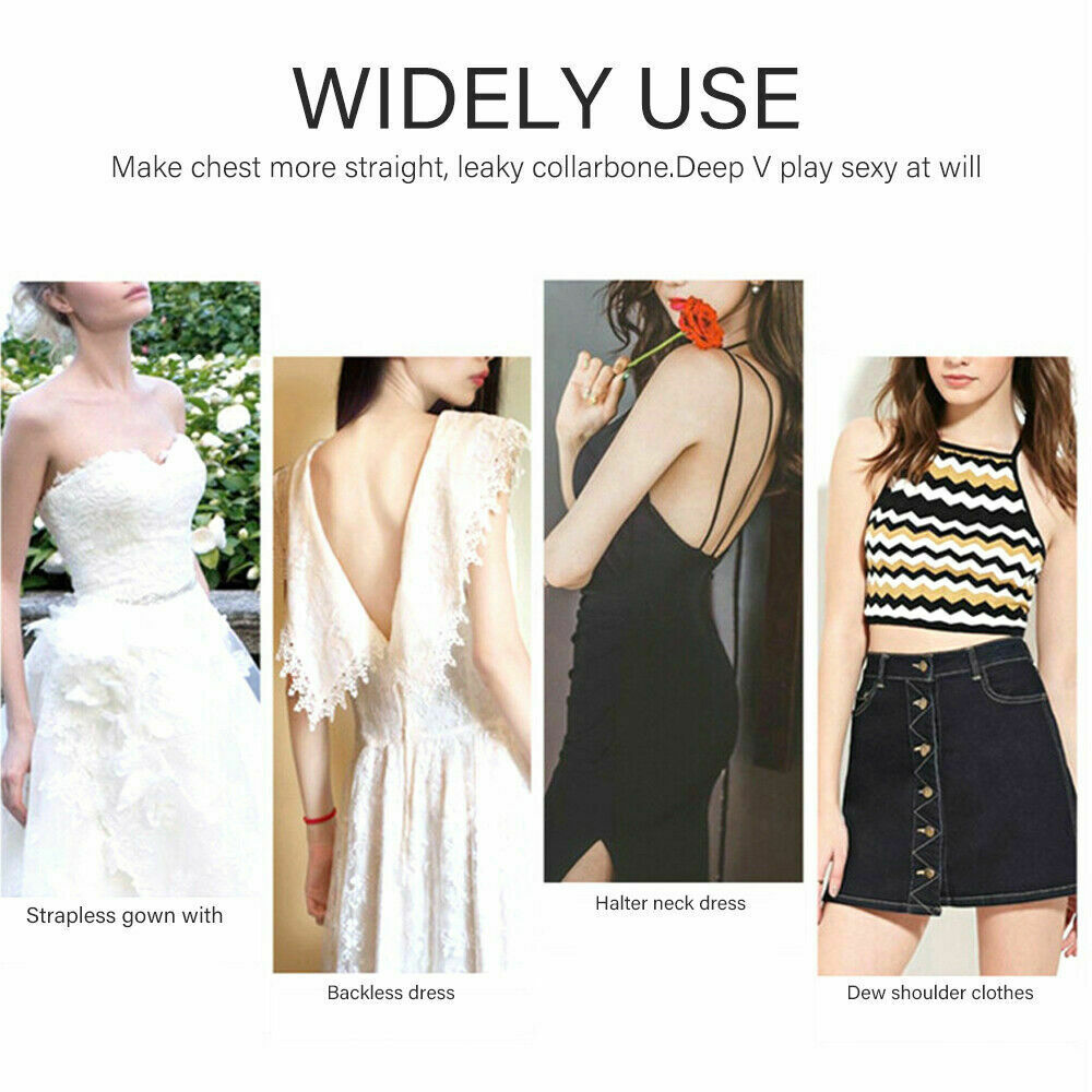 Adjustable Strapless Backless Invisible BRA