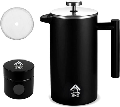 French Press Coffee Maker Coffee Container & Extra Filter Set