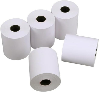 6 Rolls Lineless Label Paper 80mmx52m