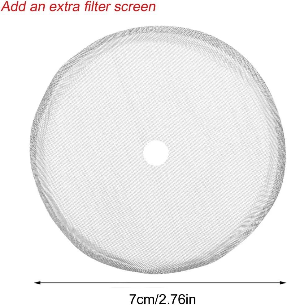 350ml French Press Coffee Bean Can extra Filter Set