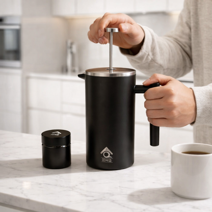 French Press Coffee Maker Coffee Container & Extra Filter Set