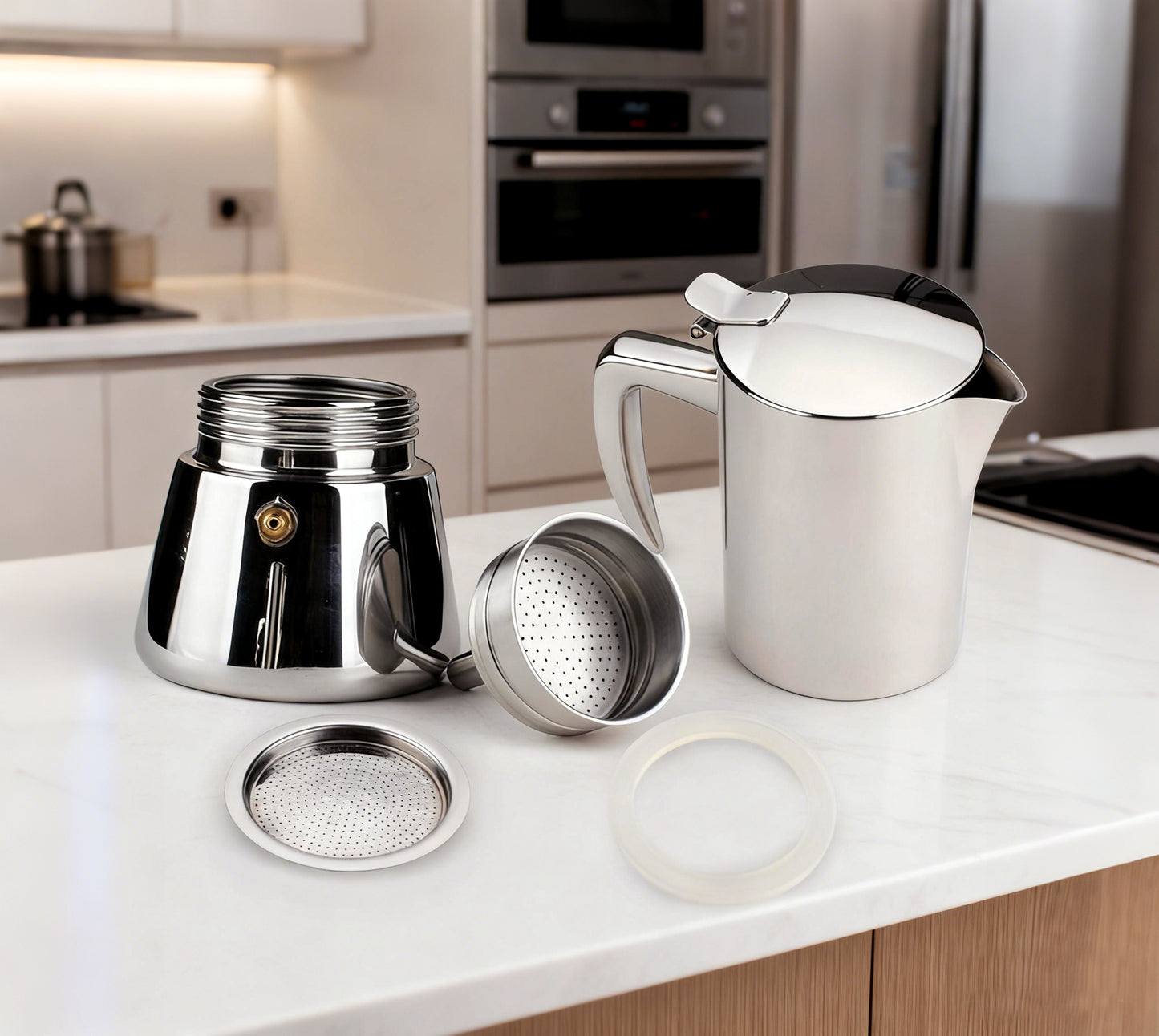 6 Cups Moka Pot Coffee Maker