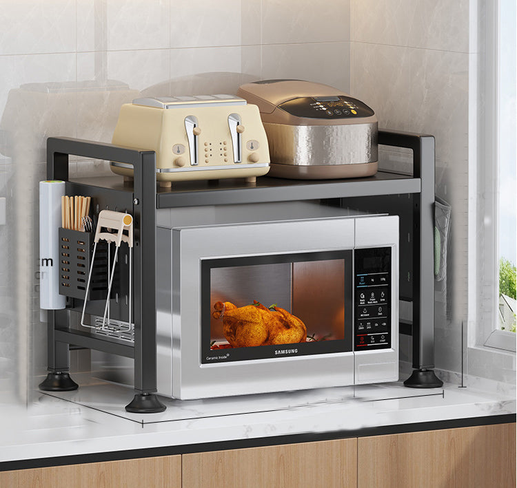 Multifunctional Microwave Shelf Rack – Space-Saving & Sturdy | QNA Shop ...