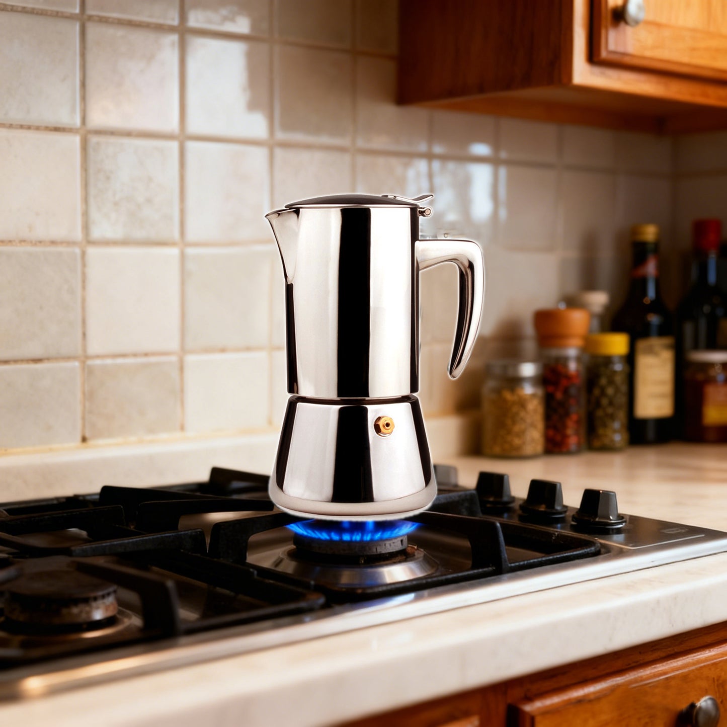 6 Cups Moka Pot Coffee Maker