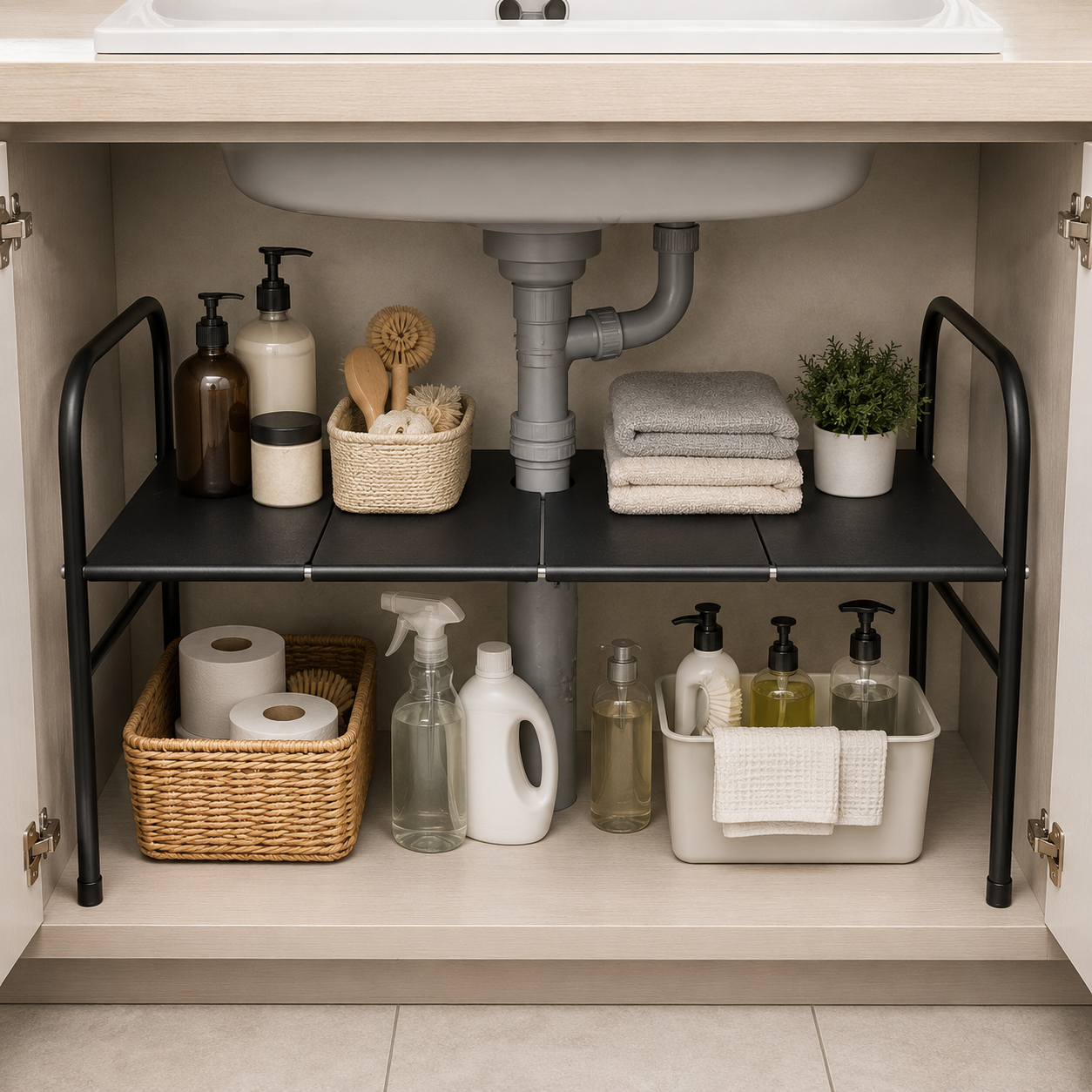 Multifunction Extendable Steel Rack