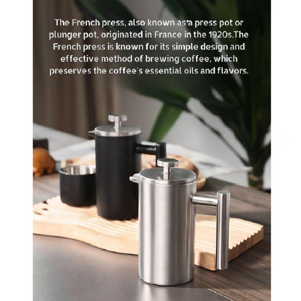 French Press Coffee Plunger 1000ml