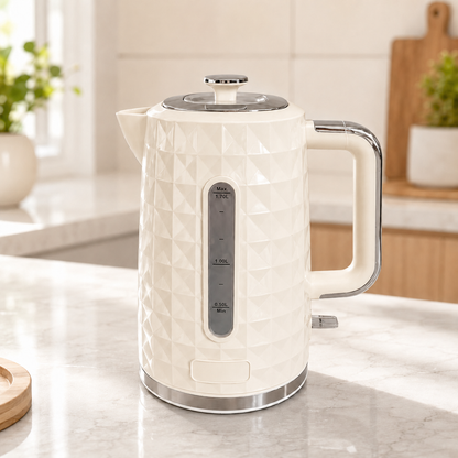 New 1.7L Electric Kettle Cream