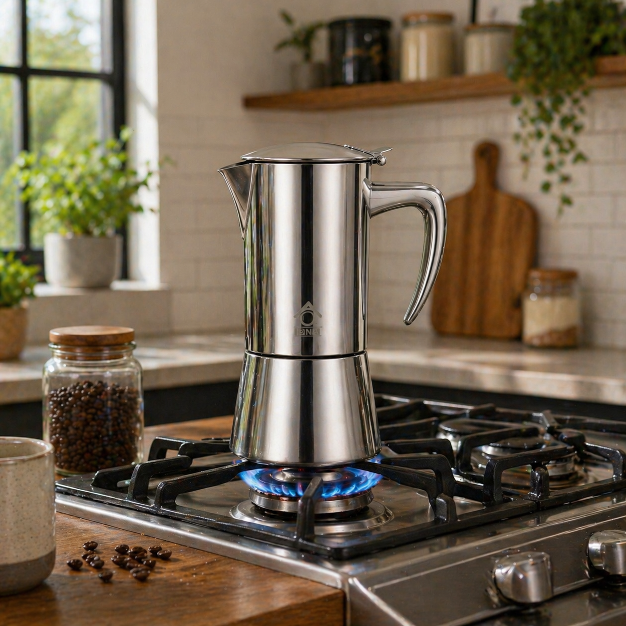 6 Cups Moka Pot Coffee Maker