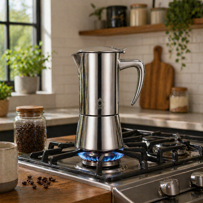 6 Cups Moka Pot Coffee Maker