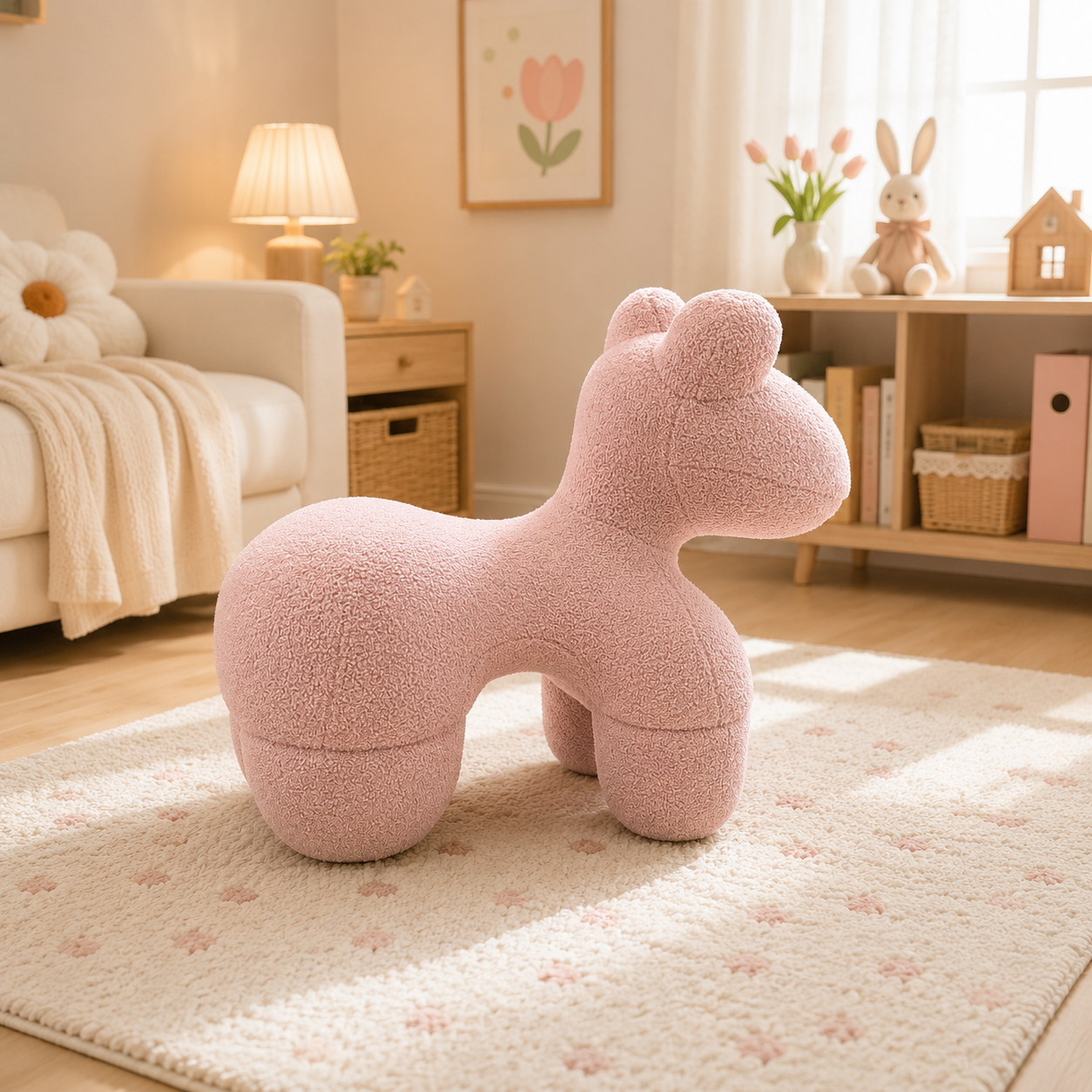Lamb Stool Pony Chair