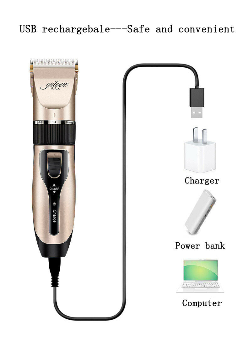 Professional Cordless Electric Hair Trimmer Set