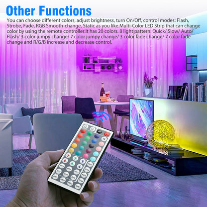 5M LED Strip Light with Remote Controller