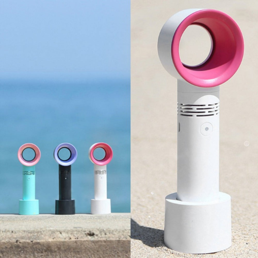 Portable Bladeless Handheld  cooler fan leafless handy for summer